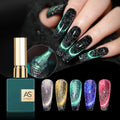 Wholesale 9D Reflective Dynamic UV Gel Nail Polish 15ml Cat Magnetic Effect Cateye Varnish 2 Different Colors