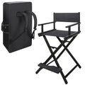 Makeup Chair Tall Folding Directors Folded Makeup Artist Stool Chair With Backpack Portable Makeup Artist Chair