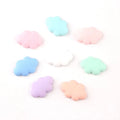 Resin Cute Clouds Flat Back Resin Charms Cabochon for Slime Filler Kid DIY Mobile Phone Hairclip Keychain Decoration Craft