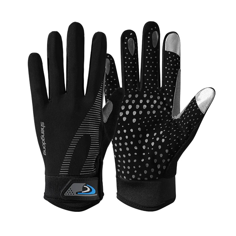Hot Sale Anti-slip Touch Screen Motorcycle Racing Full Finger Sport Gloves for Man
