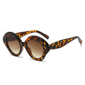 Fashion 2024 Ins Trend Oval Eyeglasses Frames Uv400 Luxury Sunglasses Women Men Custom Own logo High Quality Lentes De Sol