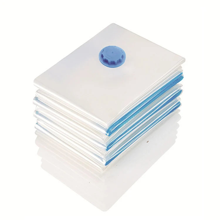 Transparent PA Vacuum Compression Storage Sealer Bags Various Sizes Space Saving Home Organization Clothes Comforters Blankets