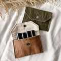 Custom Fashion Canvas Cosmetic Pouch Bag for Perfume and Essential Oils Candy Pattern Zipper Closure Case
