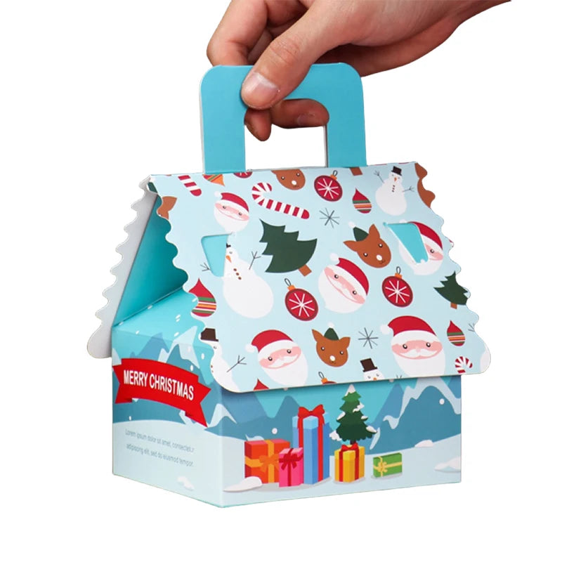 Custom Christmas Baking Muffin Cup Boxes Biodegradable Self Erecting Paper Board Custom Logo for Gift & Craft Use