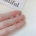 Wholesale Small Gold Color Stud Earrings Women Trendy Earrings