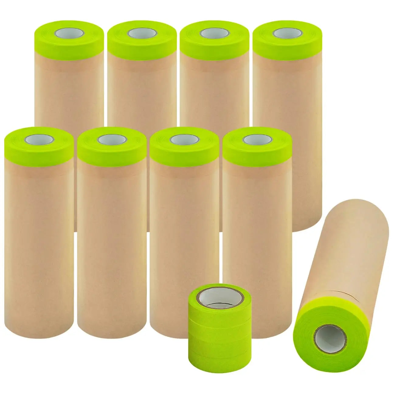 Biodegradable Covering Painting Kraft Paper Masking Film Pre Taped Masking Paper for Painting