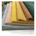Wholesale Hot Selling Elastic Polyester Velvet Corduroy Fabric for Sofa pink Upholstery Corduroy Fabric for Furniture Couch