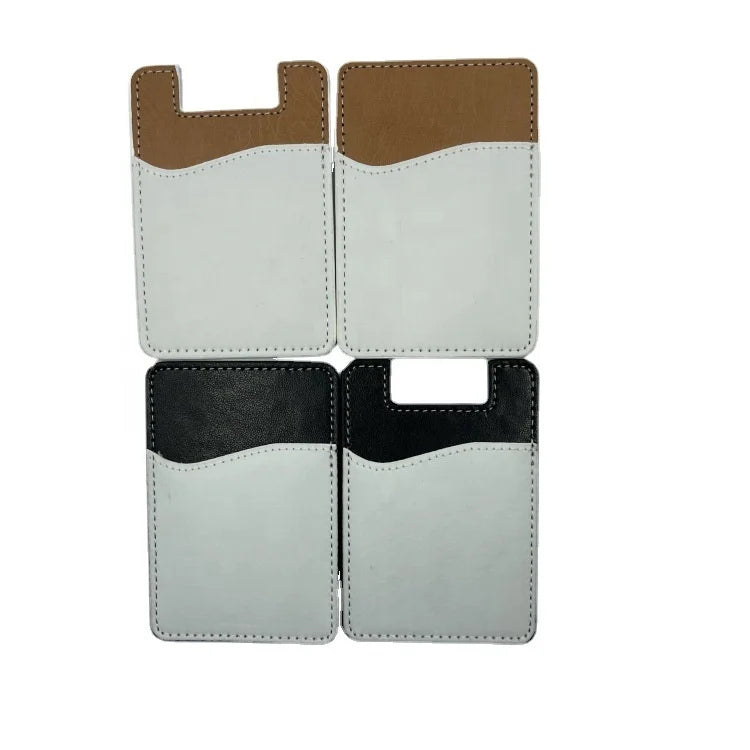 Wholesale Sublimation Blanks Silicone Card Holder Silicone Card Phone Wallet Custom Logo Credit Card Holder