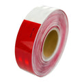 Reflective Material for Warning Reflective PVC Strip Retro Diamond for Vehicle Car Rim Black 2 Inch White and Red Sticker