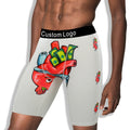 Factory Ready to Ship Compression Sublimation Printing Custom Logo Polyester Spandex Underwear Men Boxer Briefs