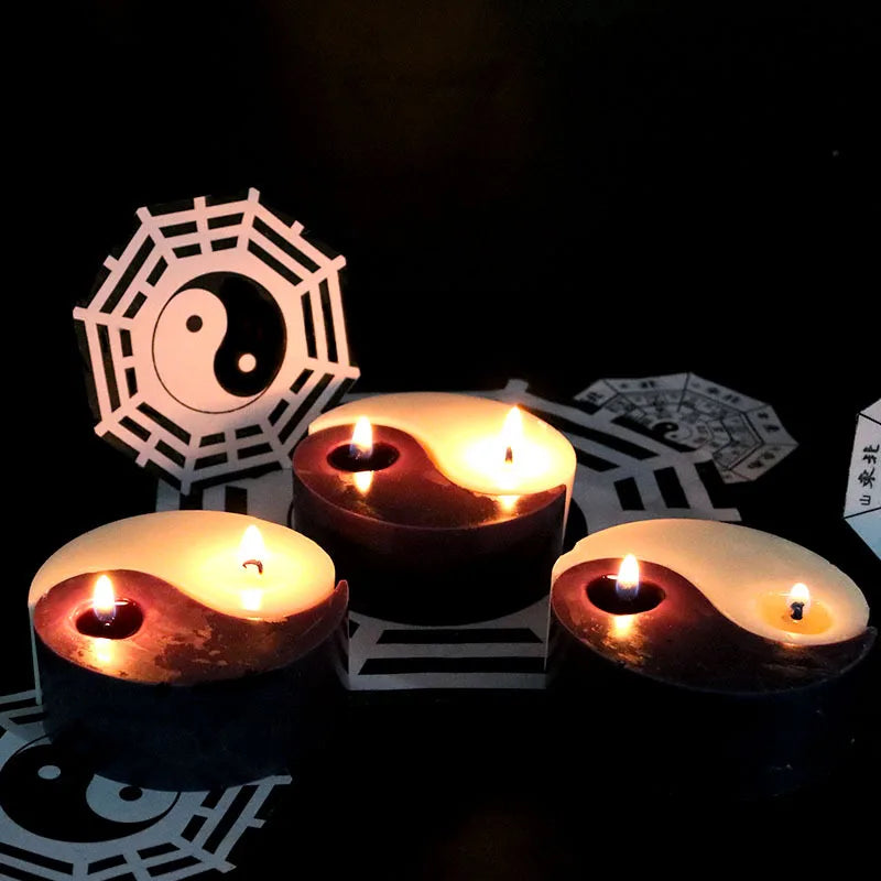 Diy Glue Mold Tai Chi Candle Silicone Mold Modern Simple Style Home Decoration