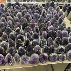 Wholesale Natural Brazil Rock Amethyst Geode Cluster Healing Rough Amethyst Cluster Raw Stone for Decoration