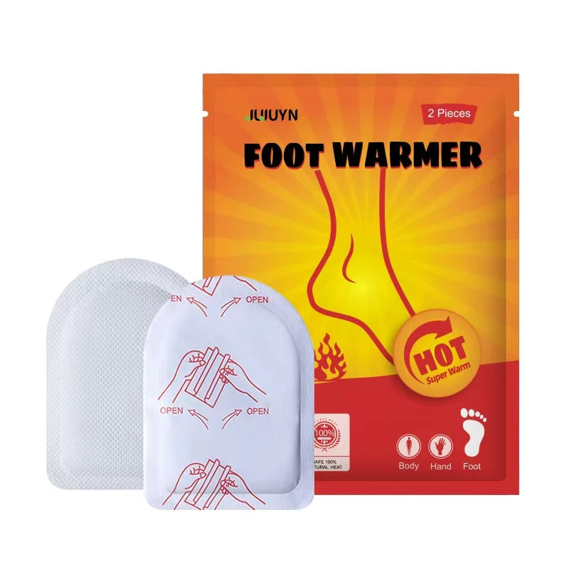 JUJUYN Foot Warmer Heating Mat Patch Foot Warmer Heating Shoes Self Heating Insoles