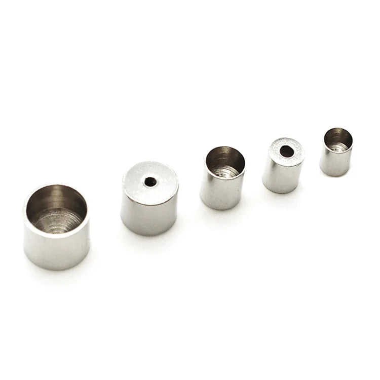 DIY Accessories Jewelry New Fashion Stainless Steel Spacer Beads for Leather Bracelets
