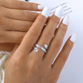 Punk Style  Retro Stainless Steel Snake Titanium  Ring