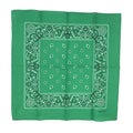 100% Cotton Printed Green Colorful square Active Printing Bicycle Accessories Bandana for Dogs Custom logo