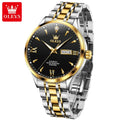 OLEVS 9956 Top Quality Men's  Mechanical Watch Fashion Business Watch Stainless Steel Strap Life Waterproof Automatic Watch