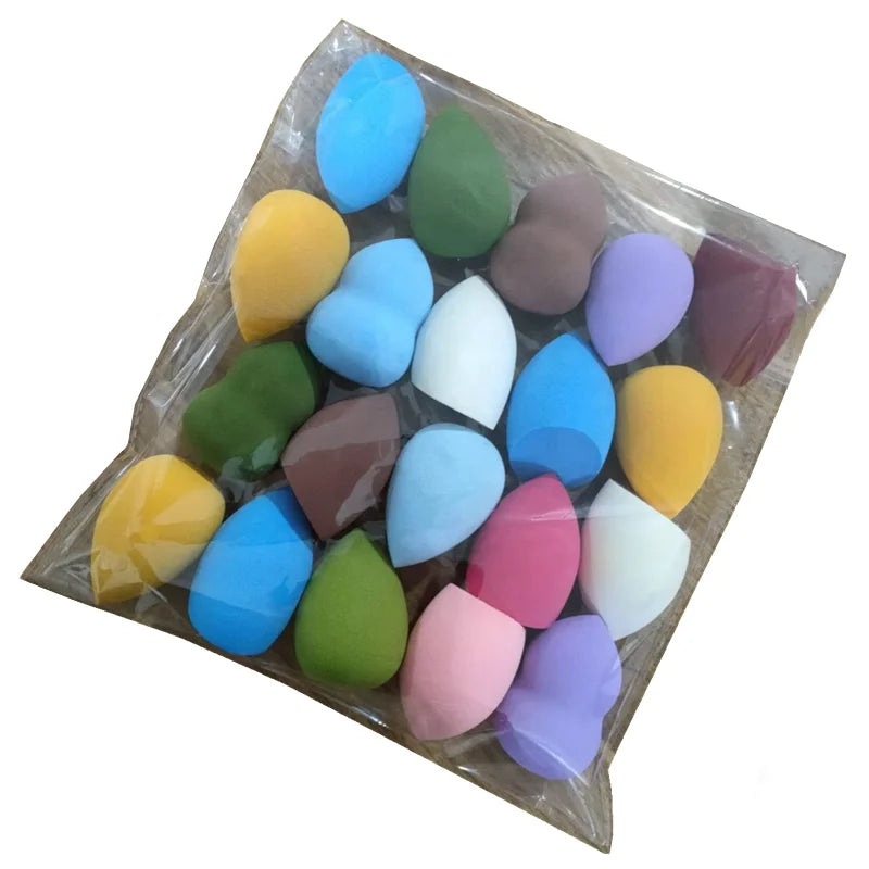 20pcs Per Bag Makeup Sponge Profession Face Cosmetics Foundation Powder Makeup Sponge Soft Cosmetic Puff