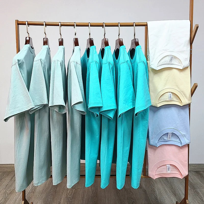 Wholesale Customizable Logo Men's T-Shirts 100% Combed Cotton Plain Blank T-Shirt Design