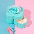 Custom logo Romantic Valentine's Day Eternal Rose Jewelry Packaging Box Rose Box Valentine Ring Gift Box