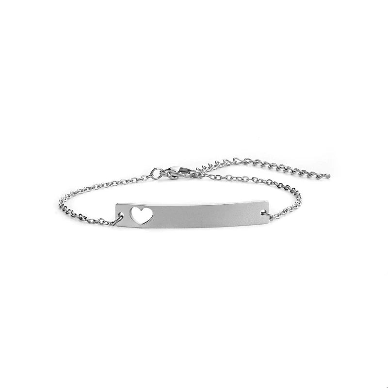 Customized Personalized Stainless Steel Bracelet Custom Name Bracelet Friendship Bracelet Gifts