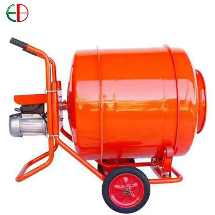 EB Mobile Portable 300L-500L Electric Construction Concrete Mixer 2.2kw Motor Manual Engine Pump High Digging Power 2M/H