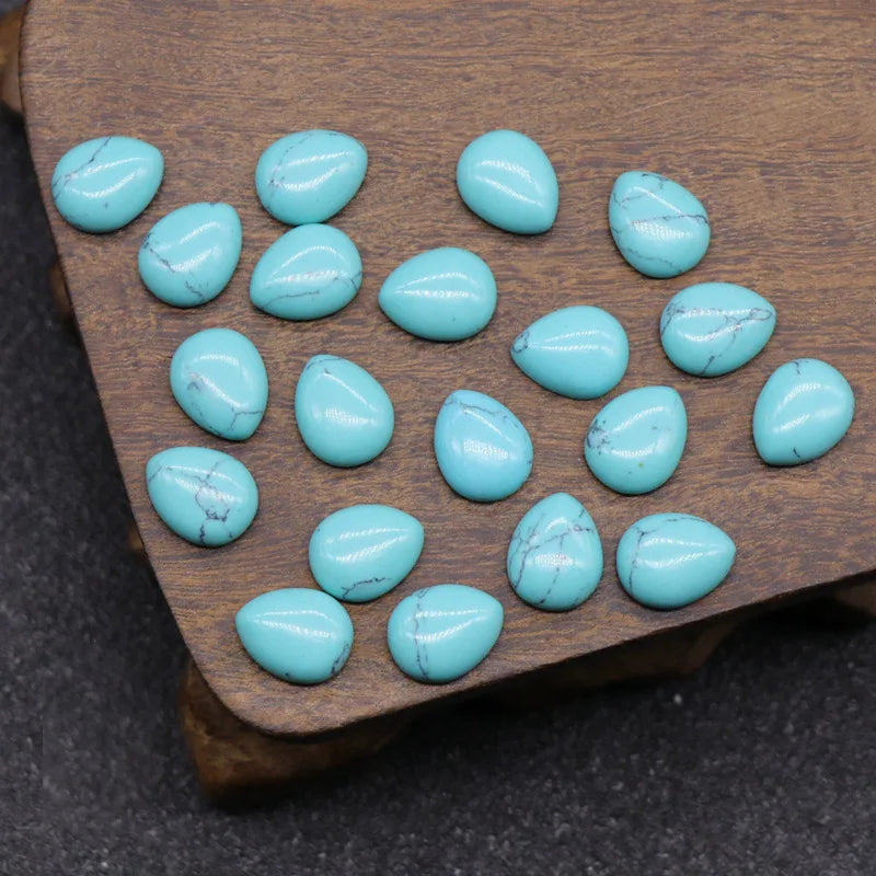HZ Topmost Quality 8*10mm Pear Cabochons Gemstones Matching Pair Wholesale Suppliers