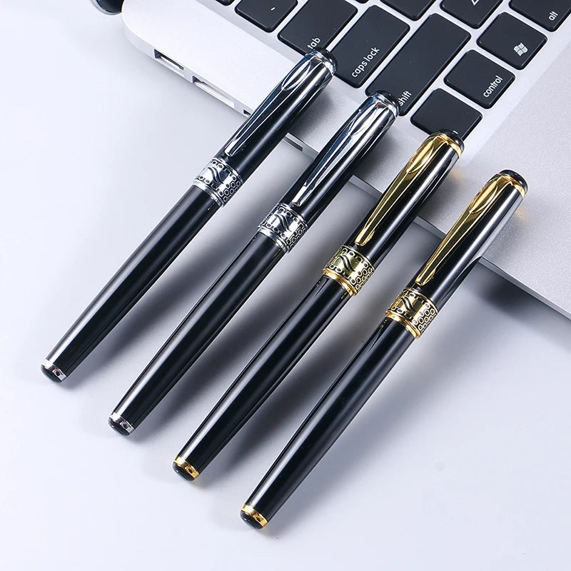 SHULI 2022 Hot Sale Gift Custom logo Luxury Heavy Executive Metal Embossed Roller Ball Pen Gift Luxury Pens with Custom logo