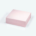 Low MOQ Available 25pcs Blush pink Color Press on Nail Gift Boxes Packaging with Magnetic Lid