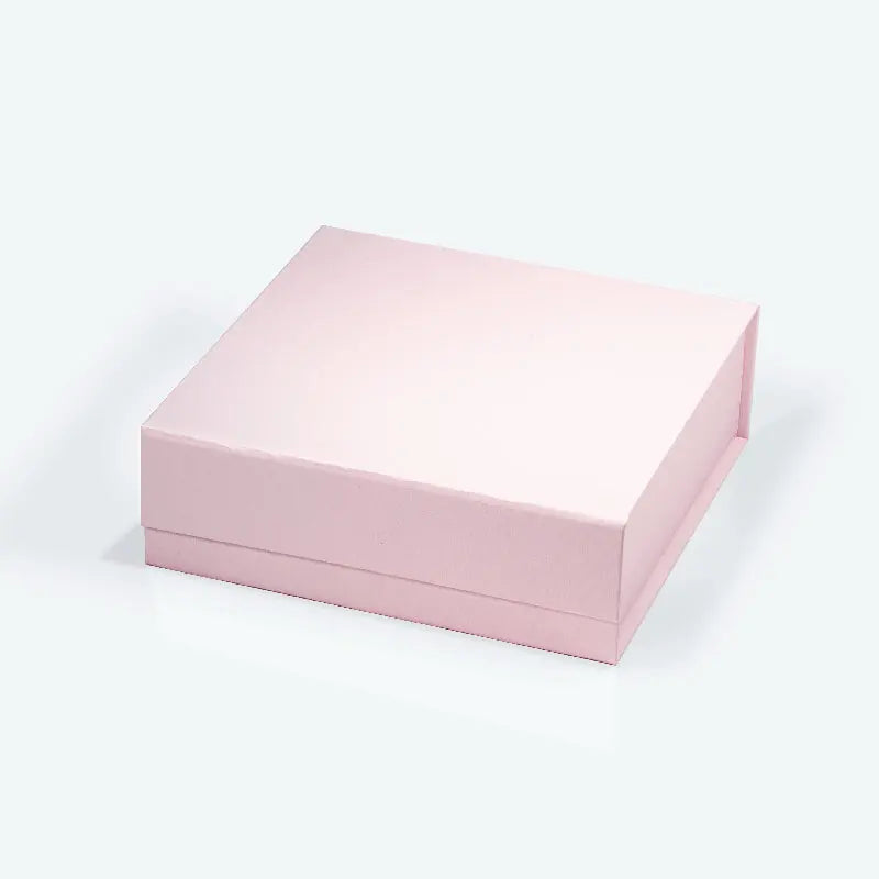 Low MOQ Available 25pcs Blush pink Color Press on Nail Gift Boxes Packaging with Magnetic Lid
