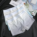 Soft Ice Silk Girl Boxers Custom logo Size Comfortable  Women's Sexy  Breathable Sexy Boxer Briefs Daily Underwear for Women