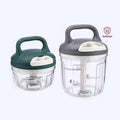 Mini Manual Garlic Press and Vegetable Chopper Efficient Fruit & Vegetable Tool