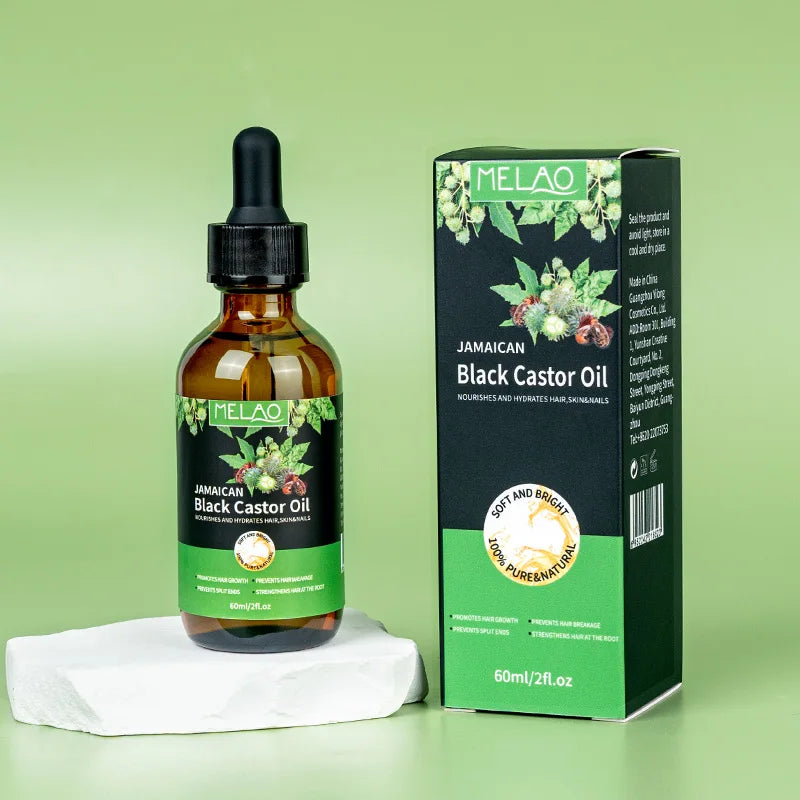 Private Label Hair Growth 4OZ Castor Oil Cold Pressed Natural Castor Oil