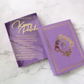 Fancy Acrylic Wedding Gifts for Guests Transparent Acrylic Wedding Invitations Cards With Paper Box