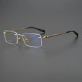 Shenzhen Factory Men's Pure Titanium Frame Glasses Ultra-light Business Frameless Glasses Titanium Frame