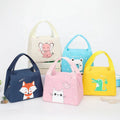 Fashion Cute Cartoon School Kids Office Carry Portable Waterproof Foil Thermal Insulated Nylon Zipper Closure 24L Cooler Bag