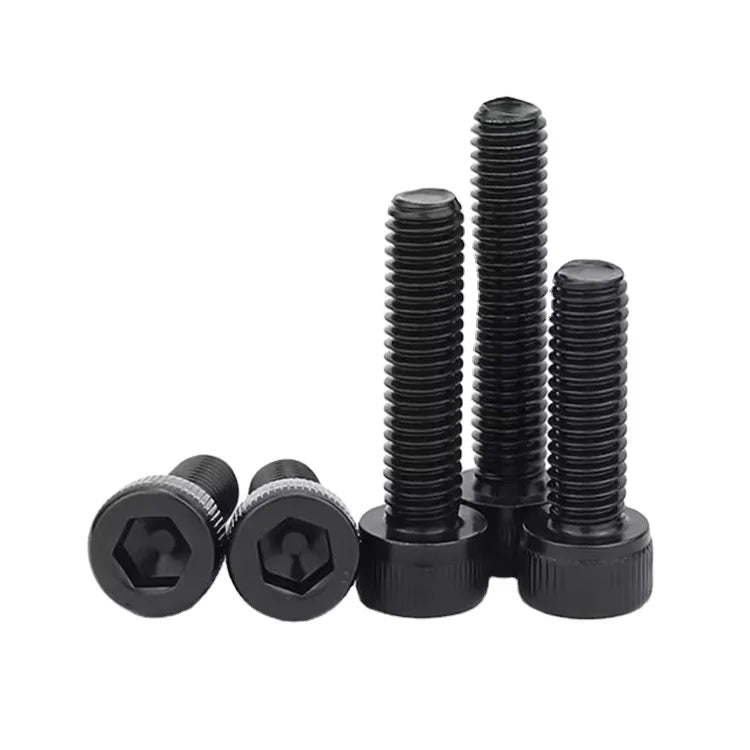 Black Galvanized DIN912 Hexagon Socket Head Cap Screws Black Zinc 304 Stainless Steel A2-70 M6 M8 Allen Bolt