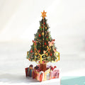 Wholesale New Design Pop up Christmas Greeting Gift Cards Christmas Gift Christmas Tree Greeting Card