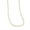 Wholesale 5mm Fresh Water Pearl Necklace 925 Sterling Silver Freshwater Pearl Strand Edison Pearl Necklace