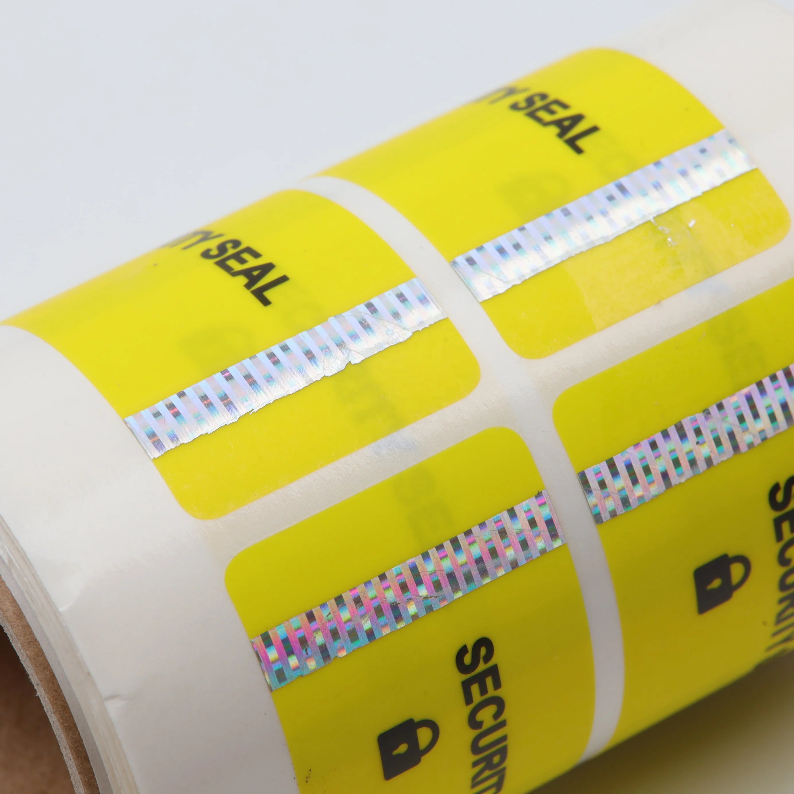 Holographic Labels Supplier Custom Brand Logo Waterproof Sticker Adhesivos Void for Warranty