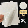 Waterproof A4 Vinyl Self-Adhesive Photo Paper Sticker PET Glossy DIY Crafts Custom Heat-Resistant Vinyl Sticker