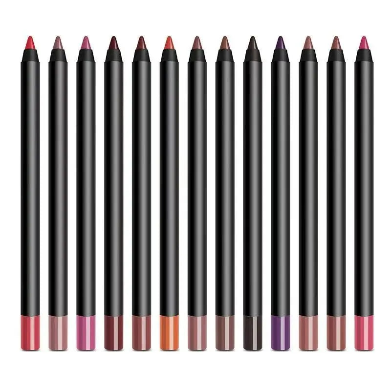 High Pigment Woman Lippencil Private Label Matte Creamy Lip Liner Pencil