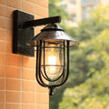 Modern Simple Iron Wall Lamps Balcony Waterproof Outdoor Wall Mount Light Industrial Villa Courtyard Garden Wall Light