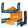 Heavy Duty Hexagon Aluminum Pop up Canopy Tent 10x10ft Waterproof UV-Resistant Oxford Fabric Canopy for Outdoor Events