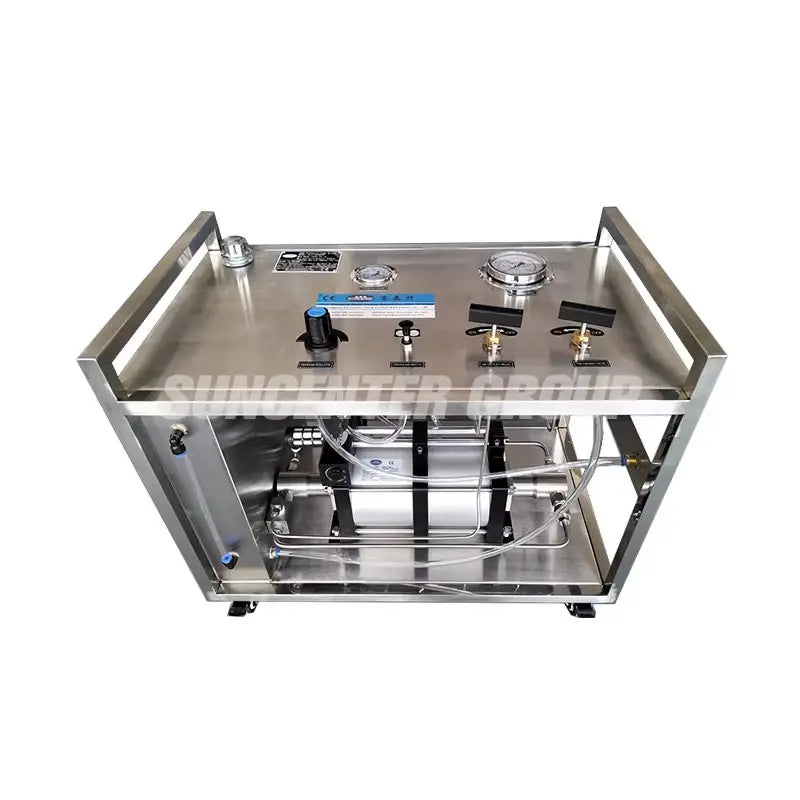 Suncenter High Pressure 800 Bar Bolt Tensioning Pump With Pneumatic Power Source for Hose Testing