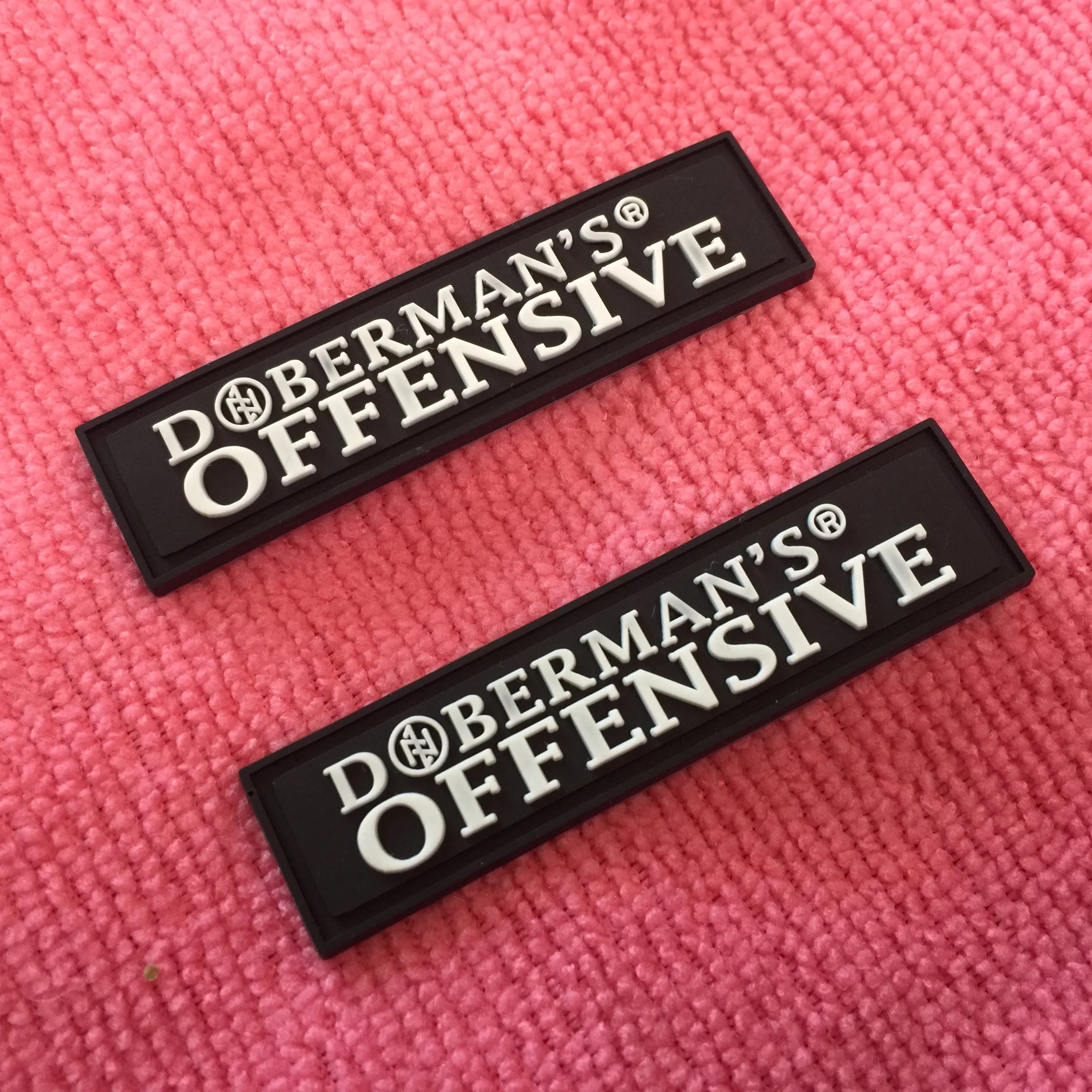 Free Design Rubber Label for GarmentSmall Size Rubber Tag With Sewing on