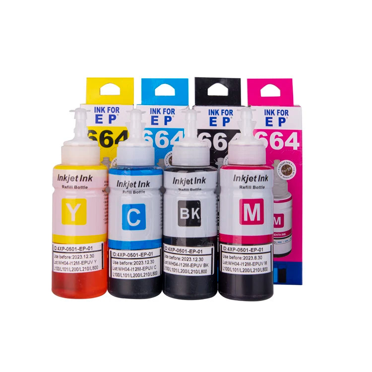 Dye Ink for L100/110/200/210/300/350/355/550/555 Printer 70ml Dye Ink