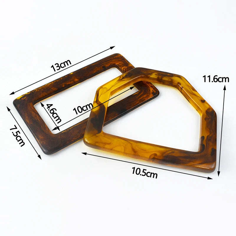 Meetee BS433 10cm Leather Handbag Accessories DIY Luggage Handles Women Wallet Replacement Woven Bag Handles