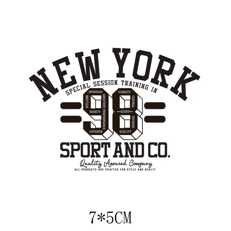 Custom Eco-friendly Fashion Letter Logo for Heat Transfer Stickers Washable Vinyl Iron-On Waterproof Stretchable Fabric Garment