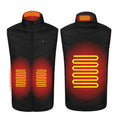 Sleeveless 4 Heating Zones Rechargeable Heated Winter Jacket Women Heated Vest